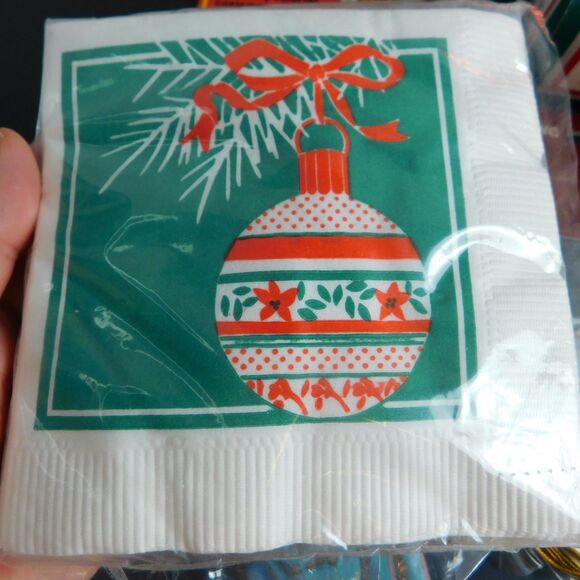 Vintage Christmas LOT 12 pc, 1994 Light Tree Star (works), Shiny Bright, Tinsel - Picture 8 of 16